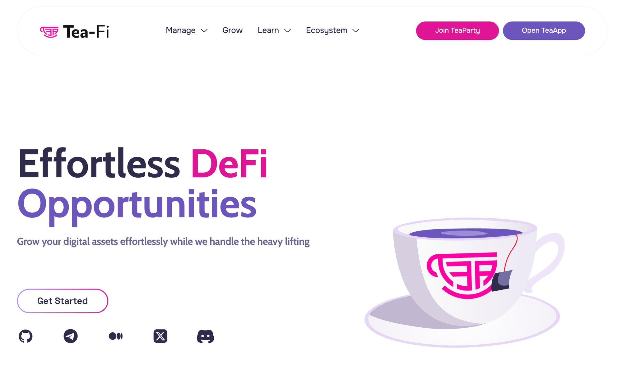 tea fi website