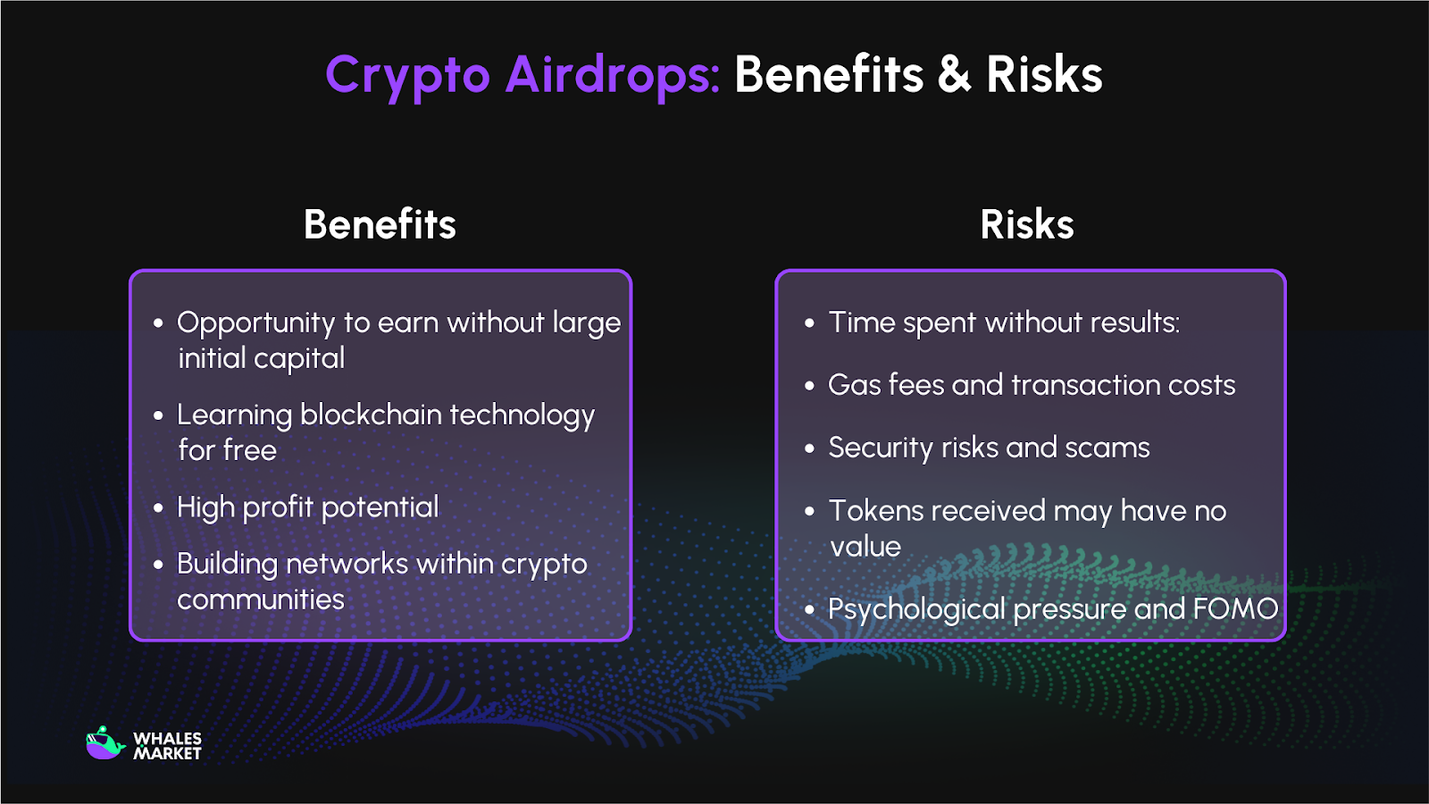 crypto airdrops: benefits & risks