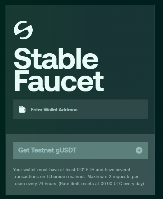 faucet gusdt