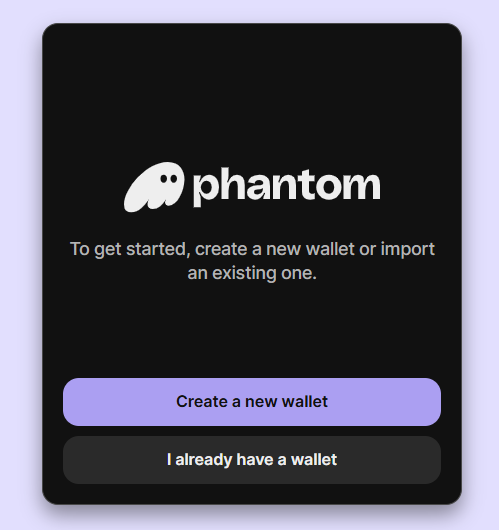 how to create an account on phantom wallet?