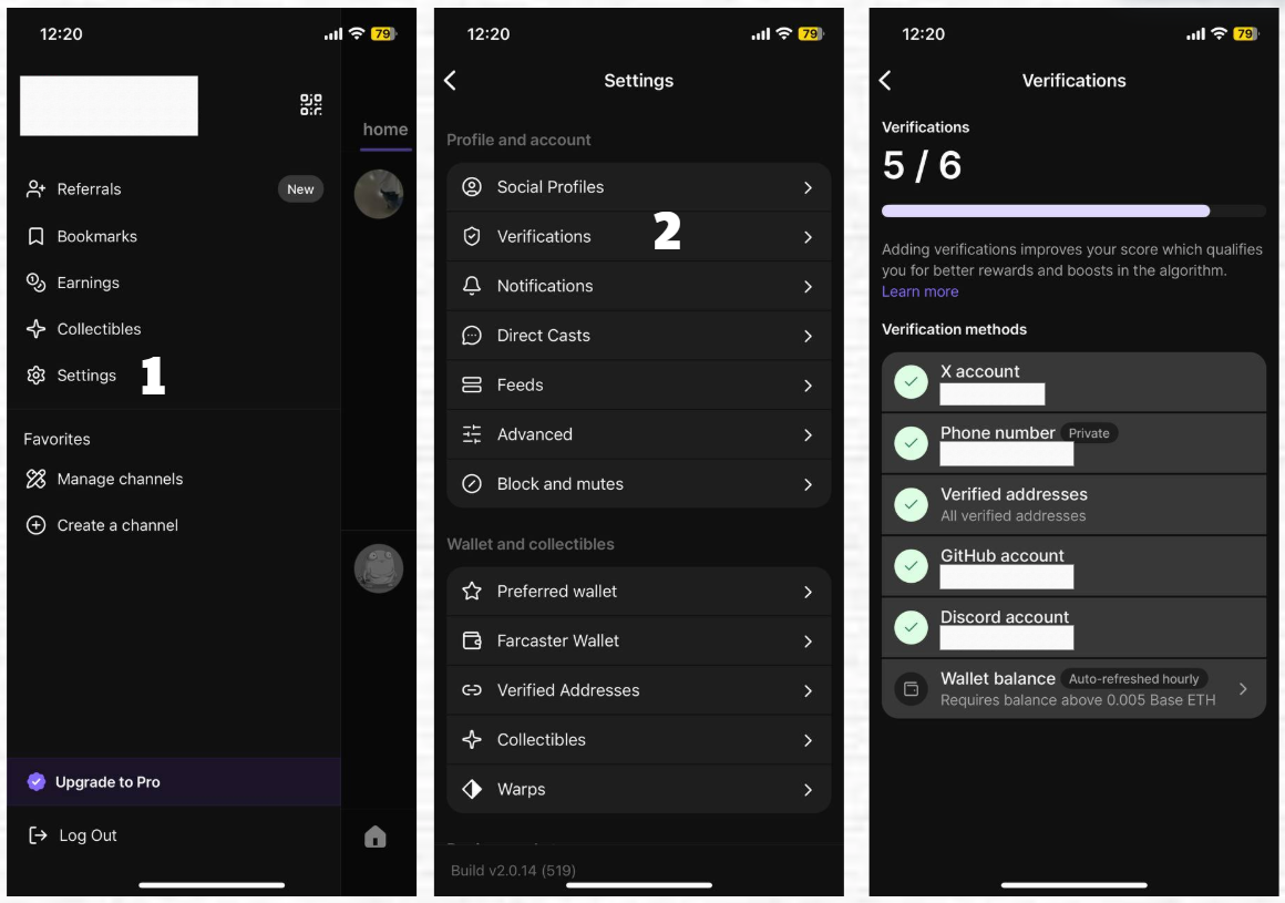 verification on farcaster is a necessary step