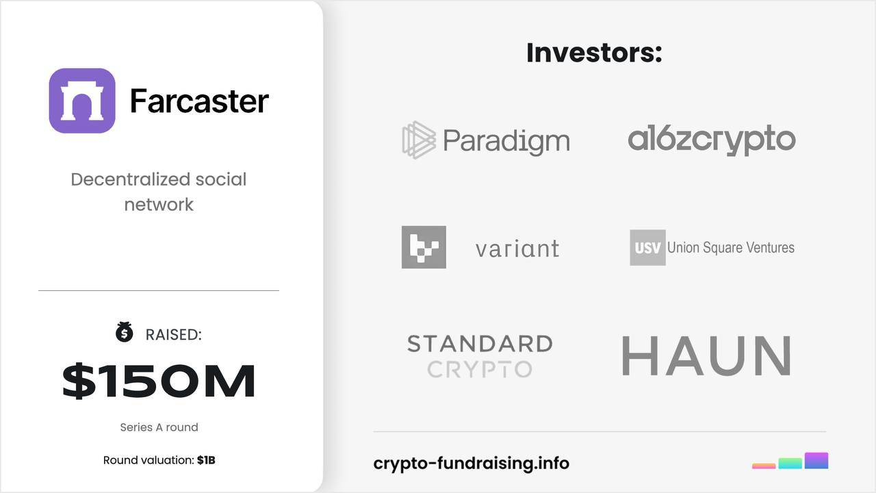 farcaster fundraising