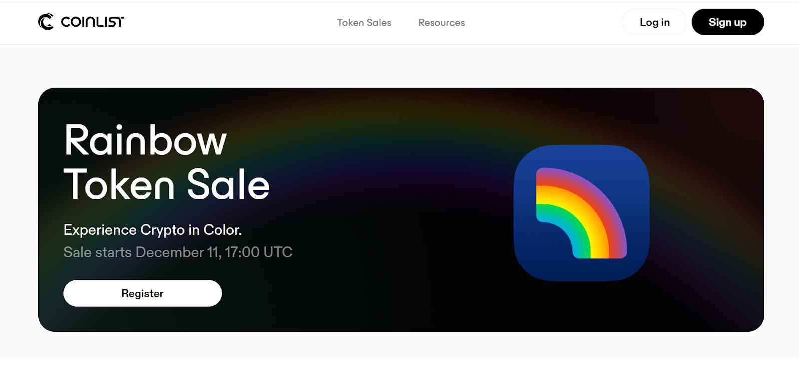 step 1: search for ico projects