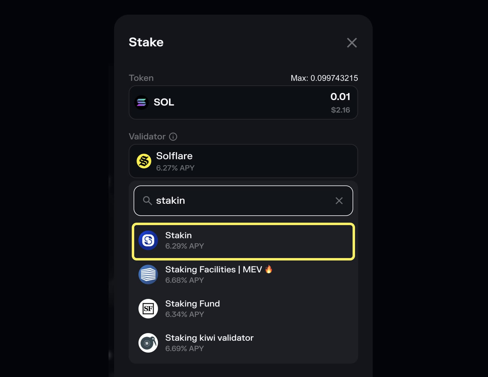 delegate sol from wallets like phantom or solflare to stake easily on solana