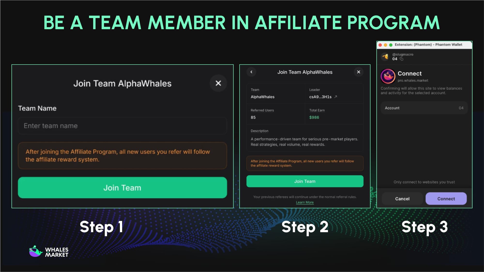 member whales market affiliate program