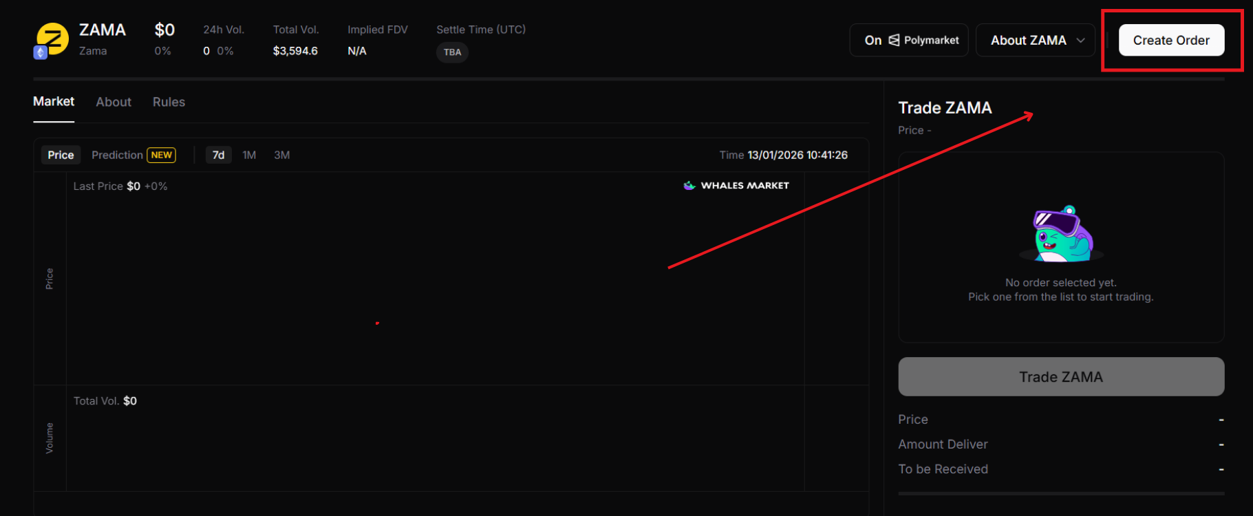 step 2: create order