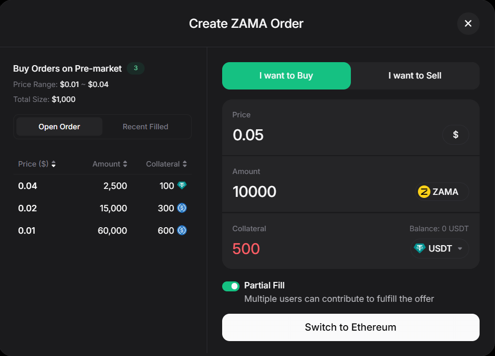 step 3: set price & amount