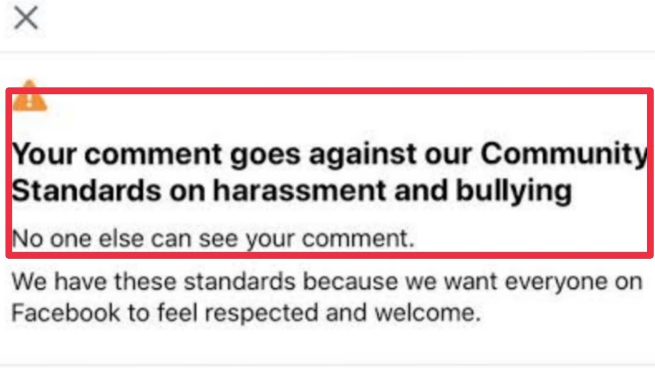 violates community standards social