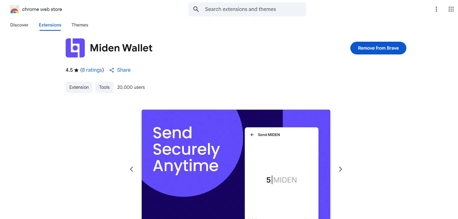 step 1 install miden extension miden airdrop