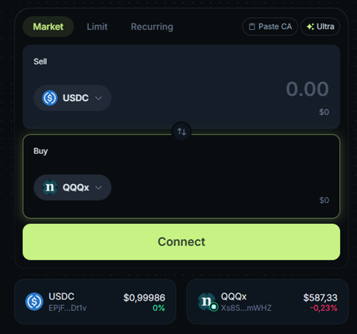 buy xstocks tokens on raydium or jupiter