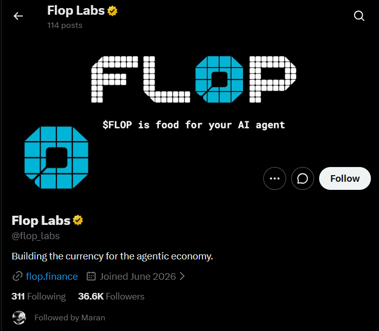 Use only links published by FLOP Labs or flop.finance when joining the testnet and airdrop campaign.