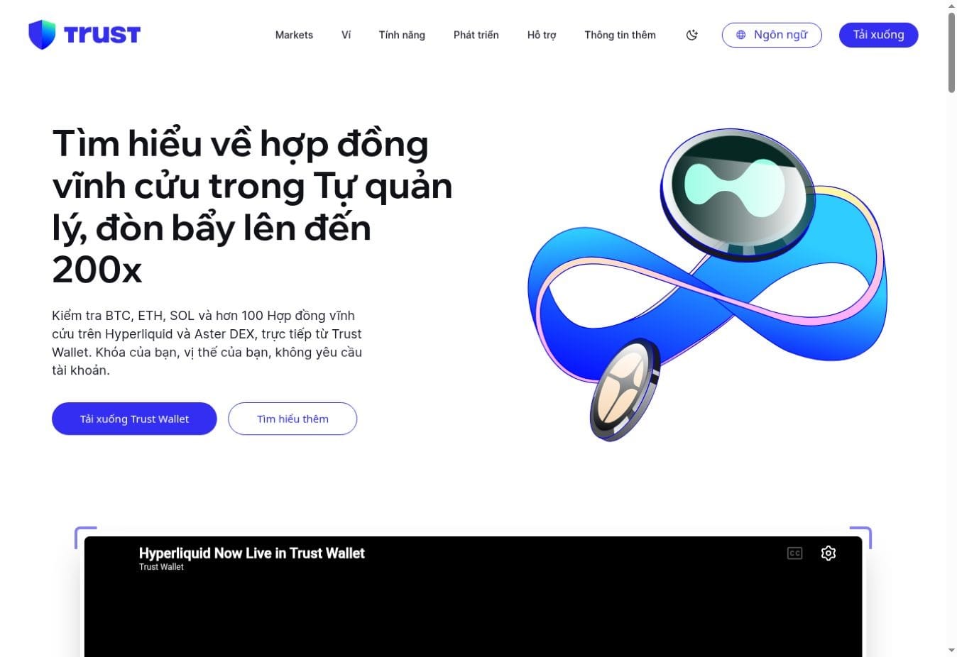 Trust Wallet brings self-custodial perps into the wallet.