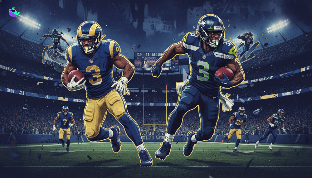 follow live rams seahawks in back and forth scoring affair