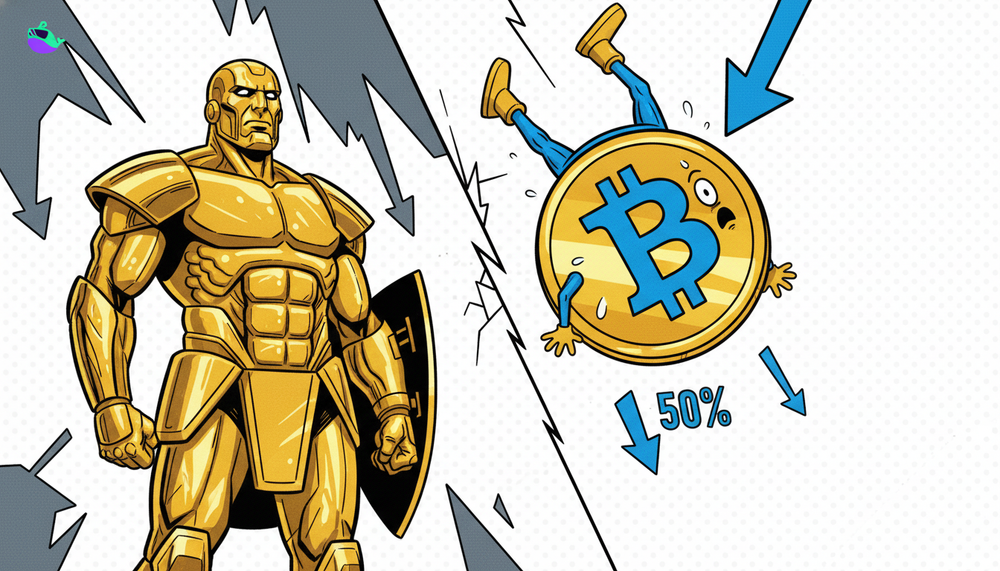 bitcoin vs gold bitcoin to drop 50 percent against gold in 2025