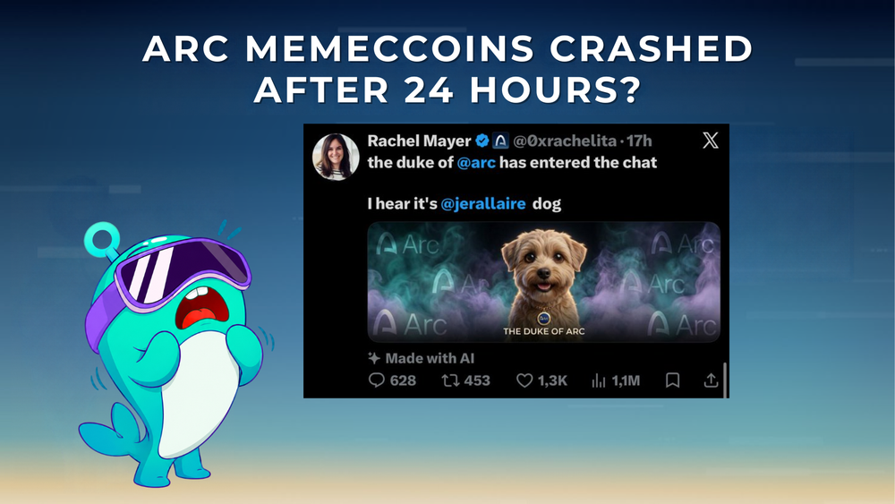 Arc Memecoins Crashed in 24 Hours.