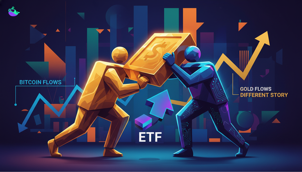 gold outperforms bitcoin in 2025 but etf flows tell a different story